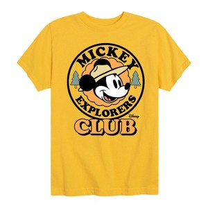Boys' - Disney - Little Explorers Club Short Sleeve Graphic T-Shirt - 1 of 4