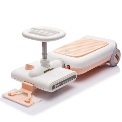 YONWAY Electric Ride-On Car for Kids, Front with mop for cleaning, Provide a speed of 1.86-2.49MPH for kids aged 3-6 years old