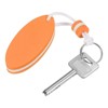 Unique Bargains Fishing Kayaking Water Sports Floating Oval Buoyant Keychains 2 Pcs - 3 of 4