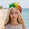 Unique Bargains Women's Color Matching Feathers Headband 1 Pc - 2 of 4