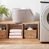 1.5bu Felt Laundry Basket Oatmeal - Brightroom™: Heavy Duty Clothes Basket with Handles, Polyester, 3570 Volume - 2 of 3