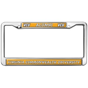Virginia Commonwealth University Alumni Full Size Standard License Plate Metal Frame - 1 of 4