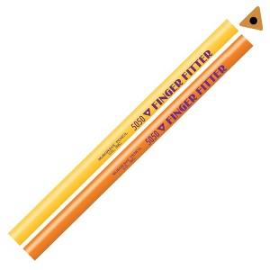 Musgrave Pencil Company Finger Fitter Pencils, No Eraser, 12 Per Pack, 3 Packs - 1 of 3