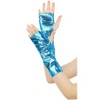 INSPIRE CHIC Women's Fingerless Shiny Lightweight Gloves 1 Pair - 4 of 4