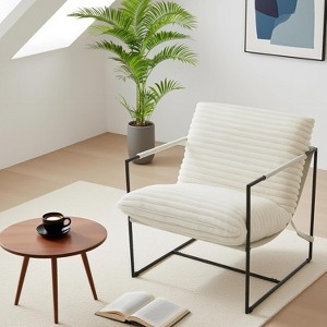 Modern Comfy Living Room Chair, Upholstered Reading Chair - 1 of 4