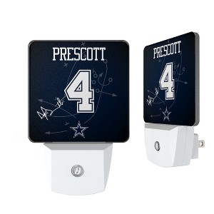 NFL Dallas Cowboys Players Game Tactic Night Light 2-Pack - 1 of 4