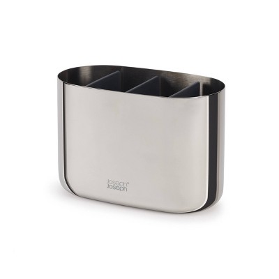 Joseph Joseph Easystore Luxe Large Stainless Steel Toothbrush Caddy