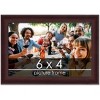 PosterPalooza | Photo Size Linear Brown Picture Frame - UV Acrylic, Foam Board Backing, Hanging Hardware - 2 of 4