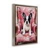 Stupell Industries Sweetest Dog Frenchie Floating Frame Canvas Art - 2 of 4