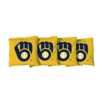 Mlb Chicago White Sox Corn-filled Cornhole Bags Black - 4pk : Target