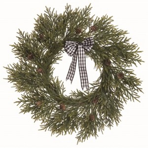 Transpac Artificial 24 in. Multicolor Harvest Wreath with Acorns and Snowflakes - 1 of 2
