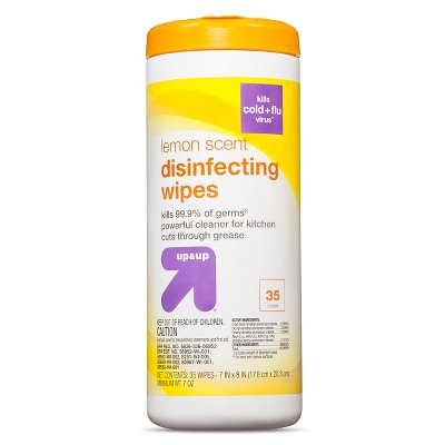 Disinfecting Wipes Lemon Scent 35 ct - up & up™