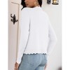 Coolmee Women's Cardigan Sweaters Open Front Long Sleeve Cropped Bolero Shrugs for Dresses - 3 of 4