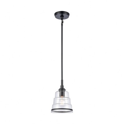 Elk Home Boyer 1 - Light Pendant in  Matte Black