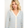 WEST K Women's Gaia Striped Button Front Cardigan - 4 of 4