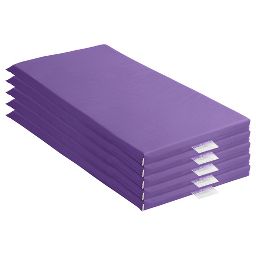 ECR4Kids SoftZone Rainbow Rest Time Mat with Name Tag, Sleeping Pad, 5-Piece