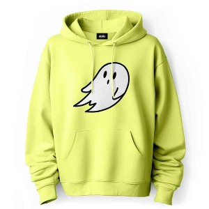 Dalix Giant Ghost Embroidered Hoodie Soft Fleece Hood Sweatshirt Mens - 1 of 4