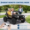 24V Ride on Car with Remote Control, 2 Seater Ride on Toy for Kids, Kids Electric Vehicles, Spring Suspension - 4 of 4