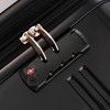 NAYSAYE Luggage 3 Piece Set Gradient Color Expandable Suitcases with Spinner Wheels TSA Lock for Travel, Black Multi, 28.5"*17.9"*11.6" - 4 of 4