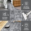 Low Pile Vintage Floral Accent Carpet, Non-Slip & Stain-Resistant - 4 of 4