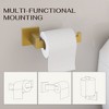 YAWWALK 4-Piece Bath Hardware Set, Includes Towel Bars, Toilet Paper Holder, and Towel Hook - 4 of 4