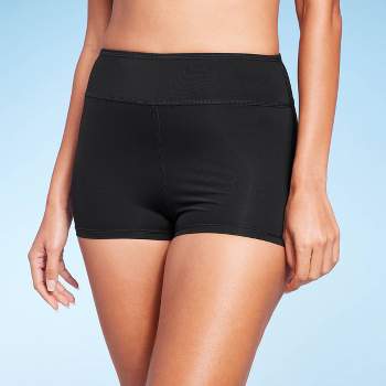 High Waisted Bikini Bottom Women's Swim Shorts Casual Ethnic Printed High  Waist Swimsuit Shorts Loose Tight Belt