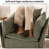 Aukfa Chenille Oversized Armchair, Single Sofa Chair, Modern Armchair Single Sofa Lounge Chair, 23.6" Seat Depth Comfortable Seating for Living Room - 4 of 4