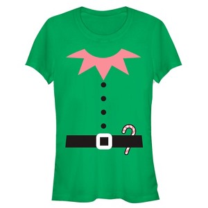 Juniors Womens Lost Gods Christmas Costume T-Shirt - 1 of 3