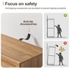 PexFix 84"x31"x16" Wood Bookshelf with Adjustable Shelves in Natural Color - 2 of 3