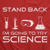Stand Back Science Funny Sweater Cool Humorous Nerdy Shirt for Geeks Hoodie - Crazy Dog Hoodie - 2 of 4