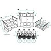 Sorbus 7-Piece Stackable Buffet Caddy - Ideal for Dining Table, Party, Buffet, Kitchen, Entertaining - 4 of 4