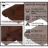 Waterford Collection Tufted Bath Rug, Extra Soft and Absorbent, Non-Slip Bath Mats, Machine Washable bath rugs for Bathroom, 2 Piece Set, Chocolate - 3 of 4