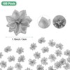 Unique Bargains Artificial Satin Durable Flexible Decorative Mini Ribbon Flowers with Rhinestones 1.2 Inch 100 Pcs - 3 of 4