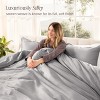 400 Thread Count Organic Cotton Sateen Duvet Cover and Sham Set by Bare Home - 2 of 4
