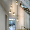 LLHZSY 5-Light Cluster Crystal Chandelier Kitchen Island Pendant Light Fixture - 2 of 4