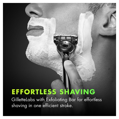 Gillette Labs Exfoliating Bar Razor + 2 Razor Blade Refills &#38; Premium Magnetic Stand_7