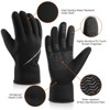Paaaawaters Winter Gloves for Men Women: Waterproof Touch-Screen Glove Thermal Coldproof Snow Gloves for Driving Cycling - 2 of 4