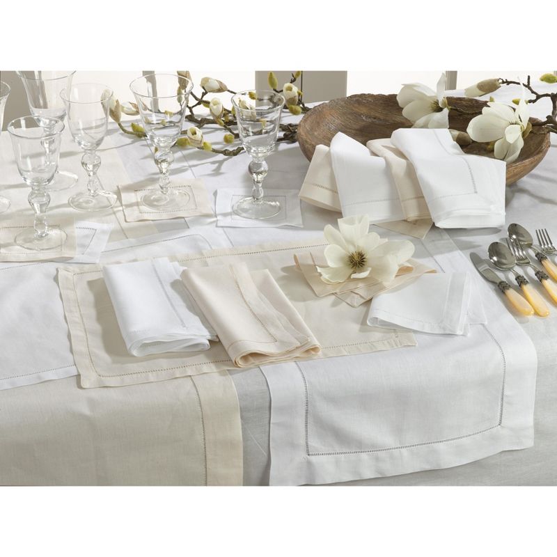 Saro Lifestyle Hemstitched Placemat (Set of 4), 2 of 3