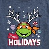 Men's - Teenage Mutant Ninja Turtles - Happy Holidays Short Sleeve Graphic T-Shirt - 2 of 4