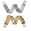 Allegra K Women's Sequins Elastic Interlocking Buckle Waist Belt 50-75cm/19.68-29.52" 2Pcs - 2 of 4
