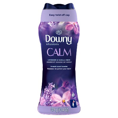 Downy Infusions In-Wash Laundry Scent Booster Beads, CALM, Soothing Lavender and Vanilla Bean, 13.4 oz