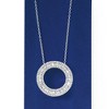 Ross-Simons 1.00 ct. t.w. Diamond Circle Pendant Necklace in Sterling Silver - 4 of 4