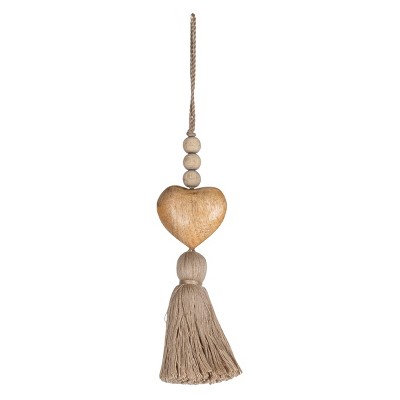 Hazel Heart Tassel - Foreside Home & Garden