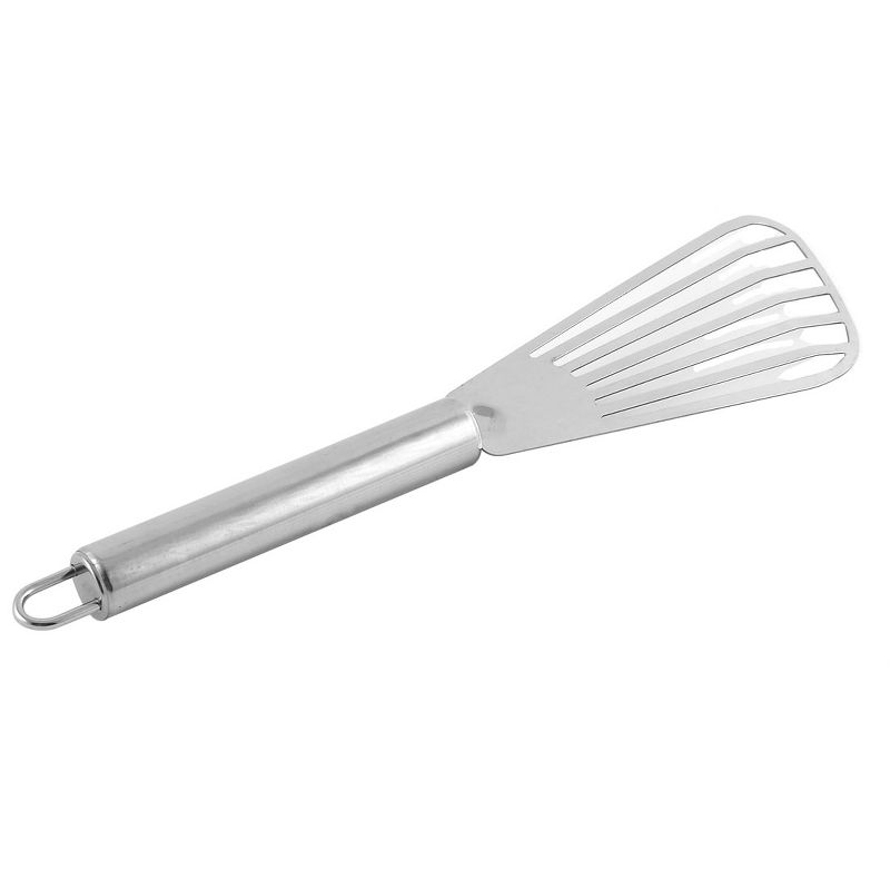 Unique Bargains Home Kitchen Stainless Steel Slotted Barbecue Spatulas and Turners Silver Tone 1 Pc, 3 of 4