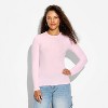 Women's Slim Fit Long Sleeve Crewneck Long and Lean T-Shirt - Wild Fable™ - 2 of 4