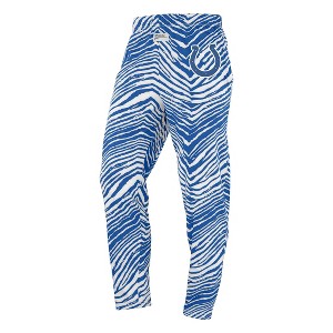 NFL Indianapolis Colts Zubaz Men's Zebra Screen Print Pants : Target