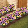 Collections Etc Artificial Pastel Rose Bushes Set of 3 - image 3 of 3