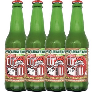 Cock n Bull Apple Ginger Beer 12oz Soda Bottles - Ideal Mixer for Cocktails, Mocktails, and Bartenders - Premium Quality for Perfect Mixed Drinks - Refreshing Flavor Profile- Made In USA - 1 of 4