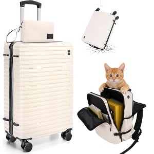 Generic Luggage Sets 3 Piece, 4-Year Warranty, Carry-On Luggage with D - 1 of 4