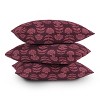 Deny Designs 18"x18" Schatzi Brown Aurelia Floral Throw Pillow Burgundy - 4 of 4